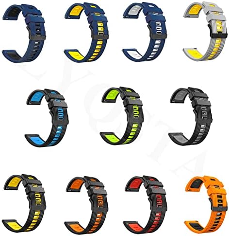 רצועות סיליקון Bedcy עבור Suunto 9 שיא ספורט שעון חכם נושם עבור Yamay SW022 Smartwatch להחלפה להקה 22 ממ צמיד