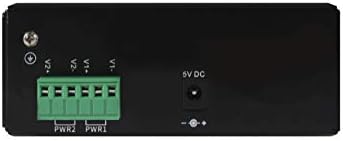HGW -802S -8x RJ45 + 2x יציאות SFP Gigabit Ethernet מתג סיבים תעשייתי, הרכבה DIN, -40 עד +75 צלזיוס