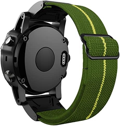 SKXMOD 26 ממ שחרור מהיר לולאת ניילון אלסטית רצועת שעון אלסטית עבור Garmin Fenix ​​6x 6 Pro fenix 5x 5 פלוס 3 שעות טקטיקס דלתא MK2 Watch Smart Watch