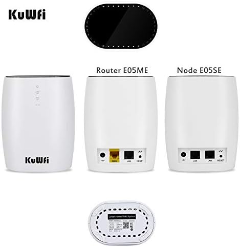 Kuwfi שלם רשת WiFi Wifi מערכת 3-Pack AC3600 מהירות גבוהה נדידת WiFi Wifi Network Band 2.4G & 5.8G נתב לכיסוי ביתי שלם