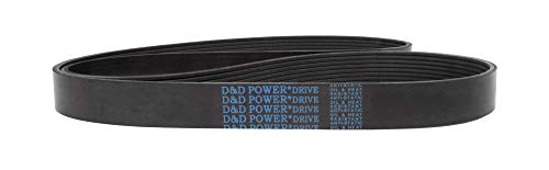 D&D Powerdrive 6PK1786 חגורת החלפה סטנדרטית מטרית, גומי