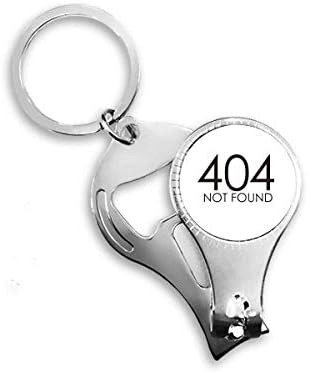 מתכנת 404 שגיאה לא נמצאה טבעת ניפר טבעת מפתח שרשרת פתיחת בקבוקים