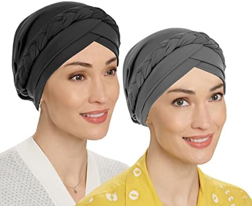 FGSS סרטן הלבשה ראש טורבן לנשים כפיות כימיה רכות כובע מוסלמי עטיפה
