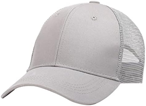 כובע בייסבול רגיל מובנה נהג משאית כובע רשת לראש גדול גדול
