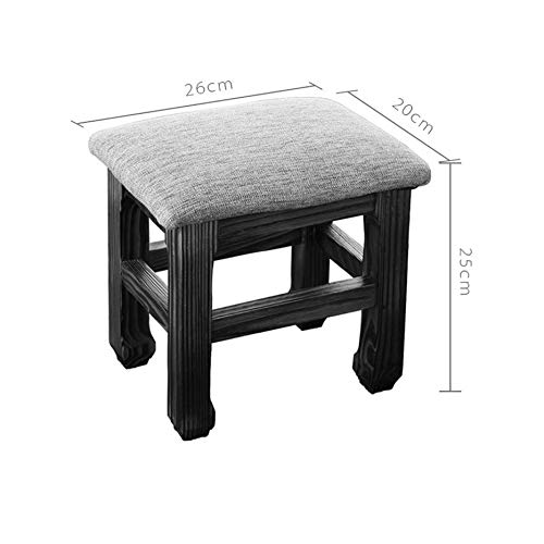 כסאות WSZJJ ללא גב עגול עץ עץ הניתן לערימה לריח אוכל, מטבח, בית, גינה, מגורים וחדר כיתה