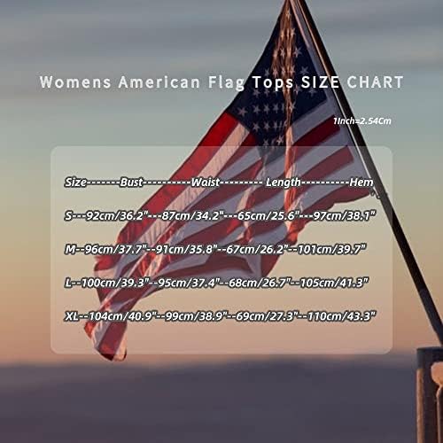 גופיות גרפיות של קלווין וסאלי האמריקניות גופיות גרפיות נשים חולצות פטריוטיות ארהב כוכבי דגל פסים גרפיים ללא שרוולים 4 ביולי טי טי