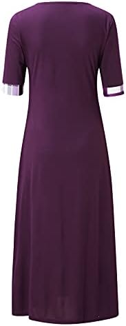 שמלות ארוכות מאקסי אלגנטיות לנשים 2023 כפתור קיץ למטה ללא שרוולים שמלת קו בתוספת עבודה בגודל שמלת טנק רשמית