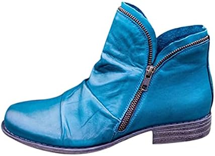 נשים של מגפי צ 'לסי עמיד למים עגול הבוהן אופנה נעלי אמצע עגל נעליים יומיומיות עור מגפי צ' לסי חיצוני שלג מגפיים