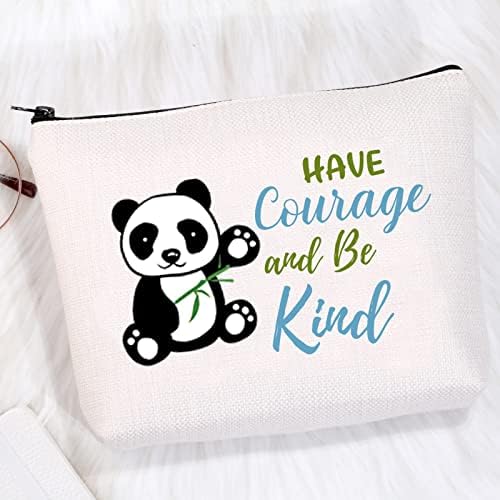 Cmnim panda מתנות תיק איפור מתנות שקיות קוסמטיקה פנדה קטנות לאוהבי פנדה מתנות דוב פנדה פנדה תיק נסיעות רוכסן מארגן מטאל טואלט