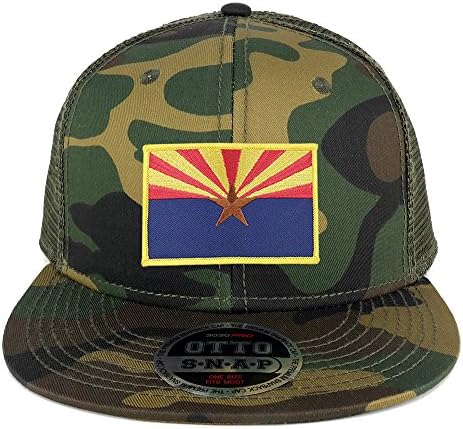 אריזונה בית המדינה דגל רקום תיקון הסוואה סנאפבק רשת נהג משאית כובע