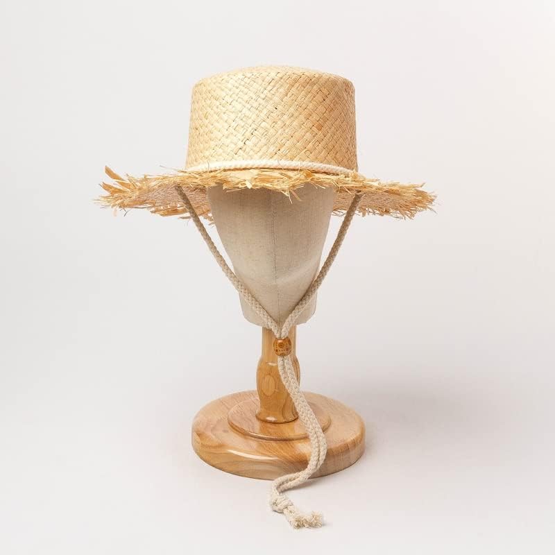 ZSEDP קיץ רפיה כובע חגורת כובע שמש כובע חוף חיצוני כובע שמש כובע