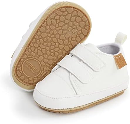 נעלי בנות תינוקות נעליים יחידות רכות מוקסינים יילוד אוקספורד לופרס אנטי-החלקה פעוט נעלי שמלה אחידות, מושלמות לטבילה/זחילה/חתונה