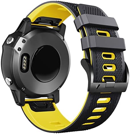 Haodee 22 26 ממ רצועת שעון QuickFit עבור Garmin Fenix ​​7 7x 6 6x Pro 5x 5 Plus 3 3HR Forerunner 935 945 שחרור מהיר של Silicone Watch Watch