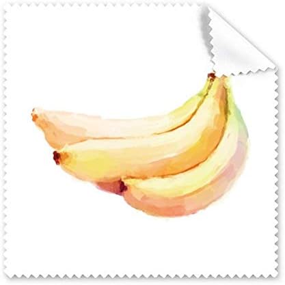 בננה פירות בצבעי מים איור דפוס ניקוי בד טלפון מסך משקפיים מנקה 5 יחידות