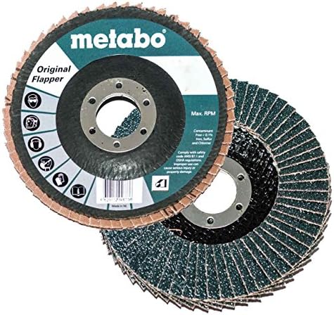 Metabo 629405000 4.5 x 7/8 שוחקים מקוריים שוחקים דיסקים 40 חצץ, 10 חבילה