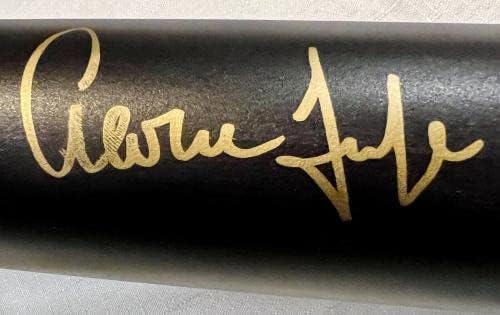 שופט אהרון חתם על ניו יורק ינקי צ'נדלר דוגמנית דגם Bat Fanatics - עטלפי MLB עם חתימה