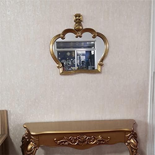 עתיק זהב מלך כתר בצורת איפור מתכת אמבטיה בציר חדר דקור