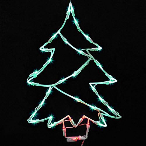 Vickerman LED LED עץ חג המולד עץ חג המולד צללית קישוט, 18
