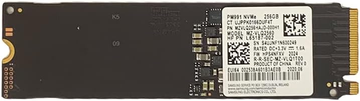 OEM HP 256GB M.2 PCI-E NVME SSD כונן מצב מוצק פנימי 80 ממ 2280 גורם מפתח M
