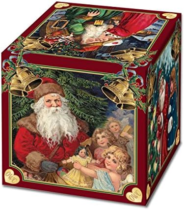קישוט מפוצץ זכוכית חג המולד העתיקה עם קופסת S-Hook וקופסת מתנה, אוסף בעלי חיים מגוון