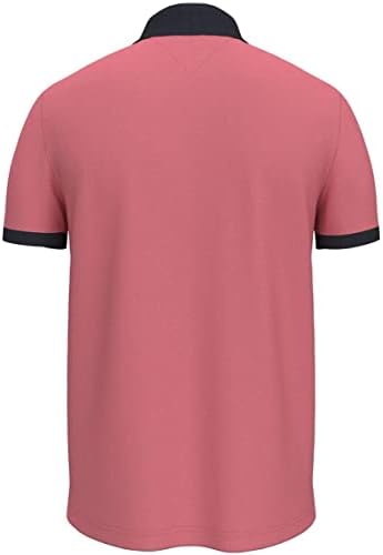 טומי הילפיגר חולצת פולו פיקה בצבע שרוול קצר לגברים בהתאמה אישית
