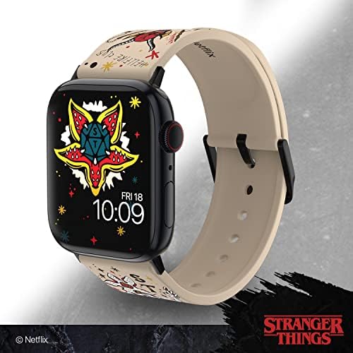 להקת Smartwatch Stranger Things - מורשה רשמית, תואם לכל גודל וסדרה של Apple Watch