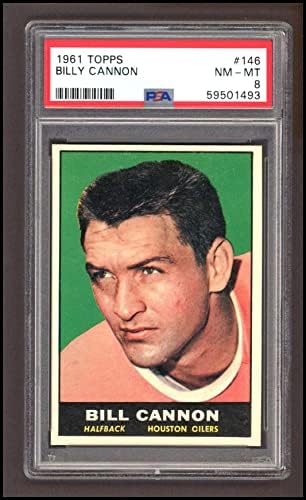1961 Topps 146 Billy Cannon Houston Oilers PSA PSA 8.00 Oilers LSU