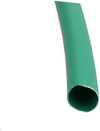 X-DREE 15M 0.2 אינץ 'דיא פוליולפין פוליולפין מעכב מעכב ירוק לתיקון תיל (Tubo ignífugo de poliolefina con diámetro Interno de 15m y 0,2 pulg. Para reparación de Cables