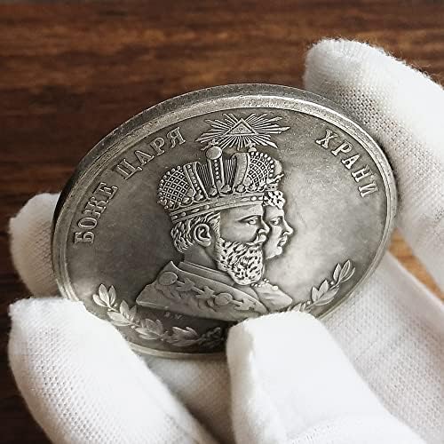 1883 מטבעות קדומים רוסיים מטבעות נחושת מדליית זיכרון מטבעות זרות אוסף דולר עתיק אוסף דולר רוסי צאר מלכה ראש דיוקן