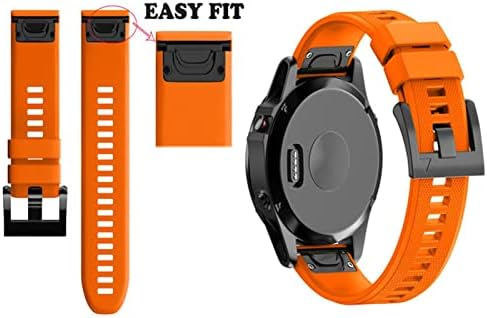 CEKGDB 26 22 20 ממ רצועת Watchband לרצועת Garmin Fenix ​​7X 7 7S צפה מהיר שחרור מהיר סיליקון Easyfit Strap Strap
