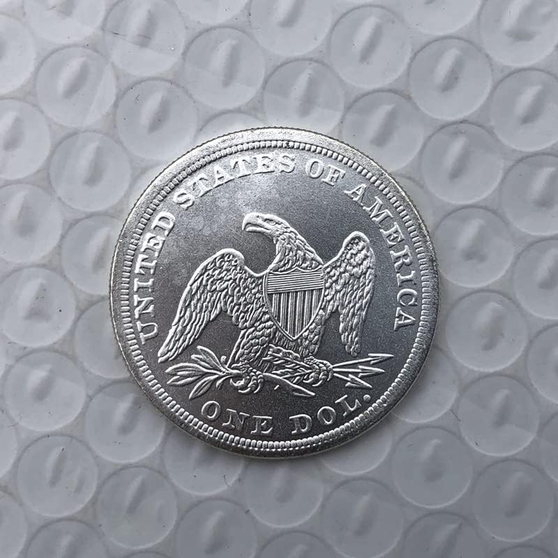 1841 מטבעות אמריקאים פליז מכסף מטבעות מצופים מלאכות עתיקות מטבעות זיכרון זרות
