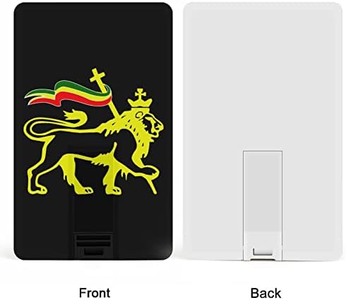 Rasta-Lon-Lon of Judah Retro USB כונן פלאש בהתאמה אישית של כרטיס אשראי כונן זיכרון מקל מתנות מפתח