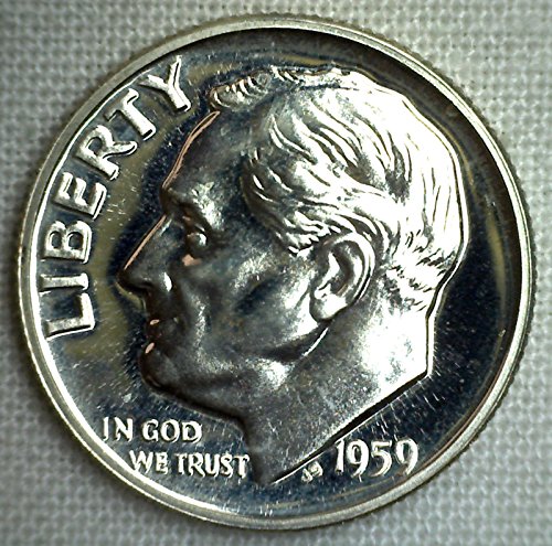 1957 1958 1959 סילבר רוזוולט מטבעות 3 מטבעות הוכחת פנינה