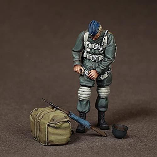 גודמואל 1/35 מלחמת העולם השנייה גרמנית צנחן שרף דמות / אינו מורכב ולא צבוע חייל מיניאטורי ערכת