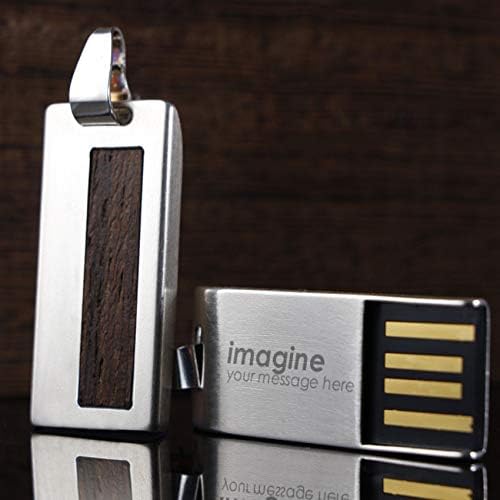 מתנת יום הולדת לגברים, USB עץ בהתאמה אישית, מתנות לחבר, 925 מזיכרון פלאש מכסף מקל עט עט דיסק 32GB, כלול תכשיטים או קופסת מתנה