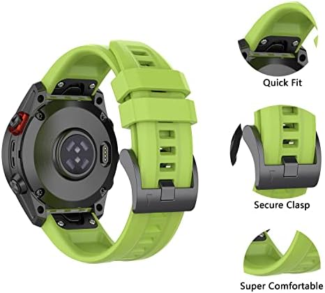 Sengkob תואם לפניקס 6 להקות 22 ממ קלות החלפת שעון סיליקון רך קליל להחלפת פניקס 6 Smartwatches