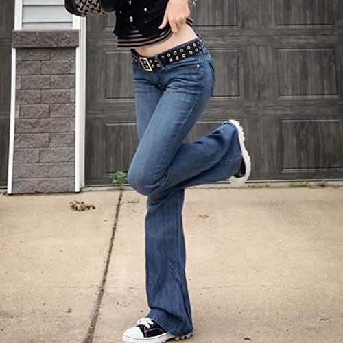 מכנסי מטען גותיים של נופיווי מכנסי מכנסי מותניים נמוכים מכנסי ג'ינס רחבים רחוב רחוב הרוג'וקו.
