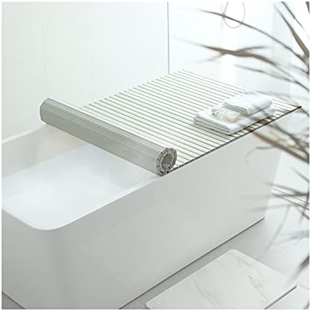 כיסוי אמבטיה של פינגפי, בידוד אמבטיה מעובה כיסוי בידוד חום אבק, נוח קל משקל, אטום למים, גדלים לבנים 8 גדלים