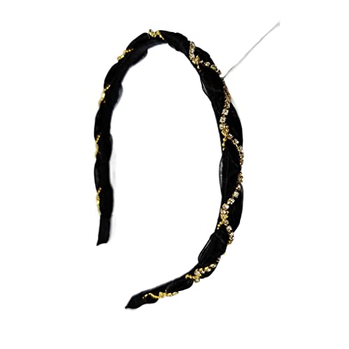 אגוז ריינסטון מנוקדת אורגנזה שיער להקת סרט שיער קליפ עתיק סגנון שיער אבזרים