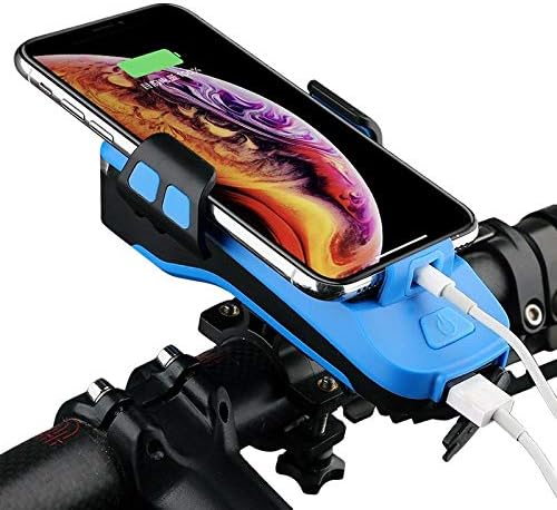 עמדו והעלו עבור Apple iPhone 7 Plus - הרכבה על אופניים סולאריים, הרכבה על אופניים עם בנק כוח סולארי, אורות וקרן עבור אפל iPhone 7 Plus - Jet Black