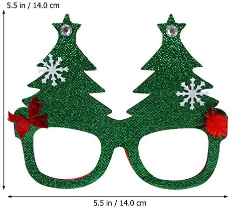 10 יחידות חג המולד משקפיים מסגרת הוביל אור עד חג המולד המפלגה משקפיים חג המולד תלבושות משקפיים המפלגה טובות משקפי תמונה אבזר עבור חג מסיבת קישוטים